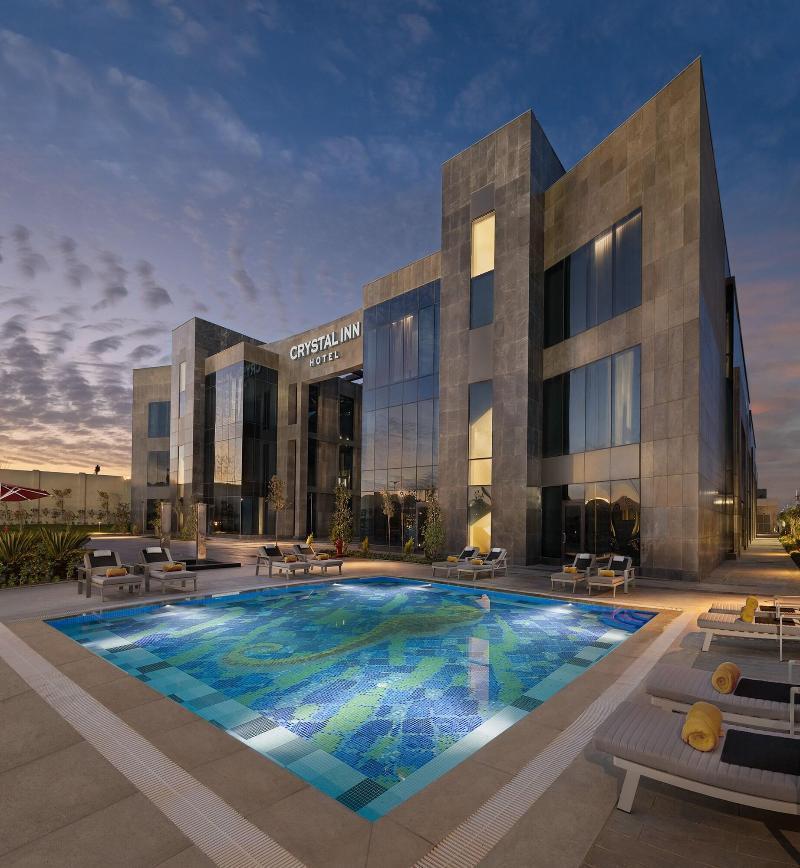 Crystal Inn Hotel - Alamein (Adults Only) 엘 알라메인 외부 사진 The hotel's pool