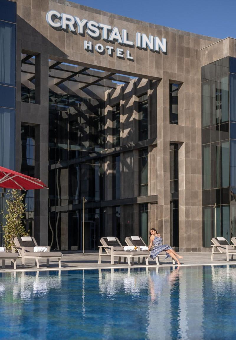 Crystal Inn Hotel - Alamein (Adults Only) 엘 알라메인 외부 사진 The hotel's pool
